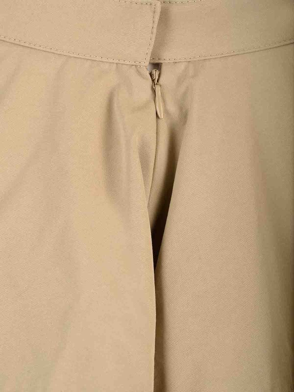 膝丈/ミディスカート - ベージュ shop online: BOTTEGA VENETA