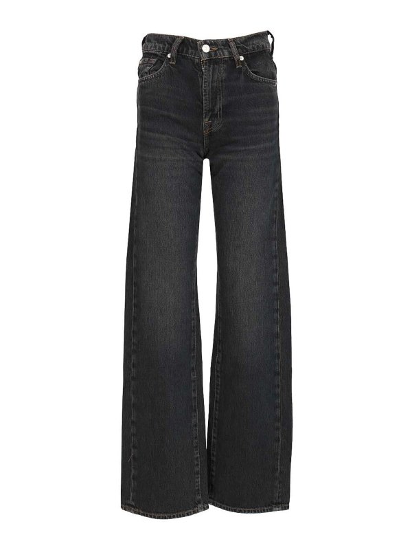 7 FOR ALL MANKIND: straight leg jeans - Jeans