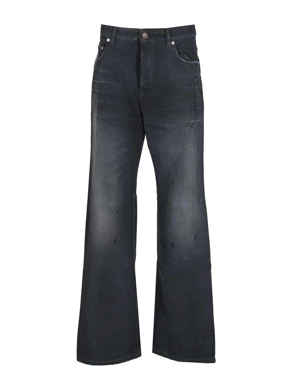 BALENCIAGA: ストレートジーンズ - ストレートジーンズ - ブルー