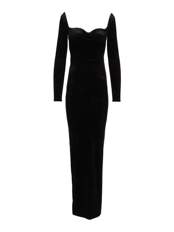 BALENCIAGA: マキシドレス - マキシドレス - 黒