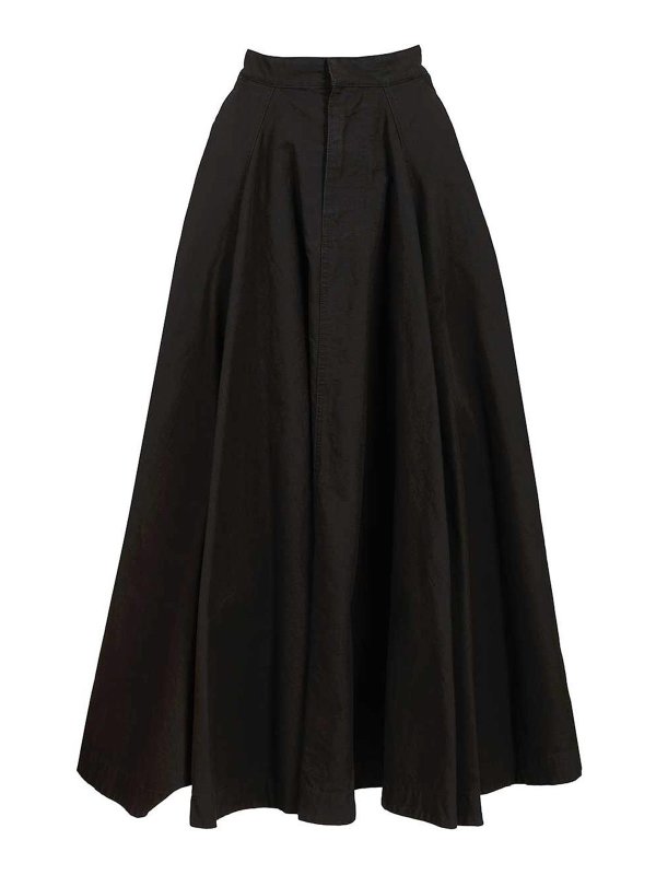 BALENCIAGA: Long skirts - Godet Maxi Skirt