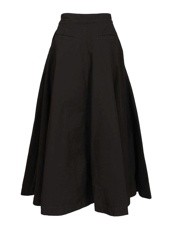 BALENCIAGA: Long skirts online - Godet Maxi Skirt