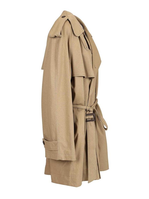 The Best Shops BALENCIAGA: トレンチコート - トレンチコート - ベージュ