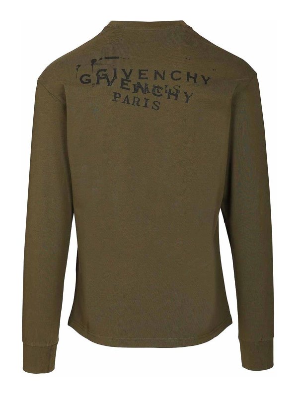 GIVENCHY: Camisetas online - Camiseta - Verde