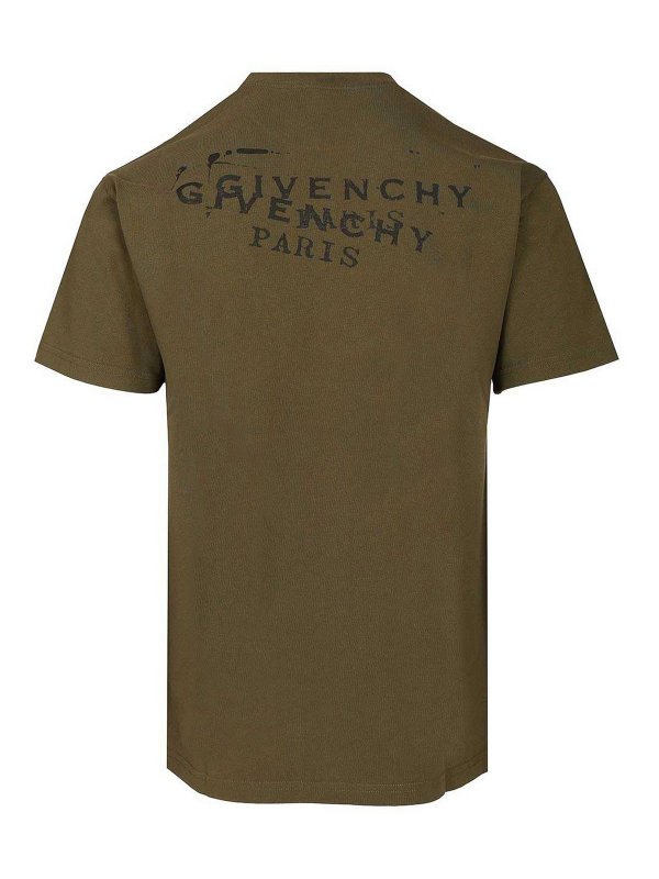 GIVENCHY: T-shirts online - T-Shirt - Grün