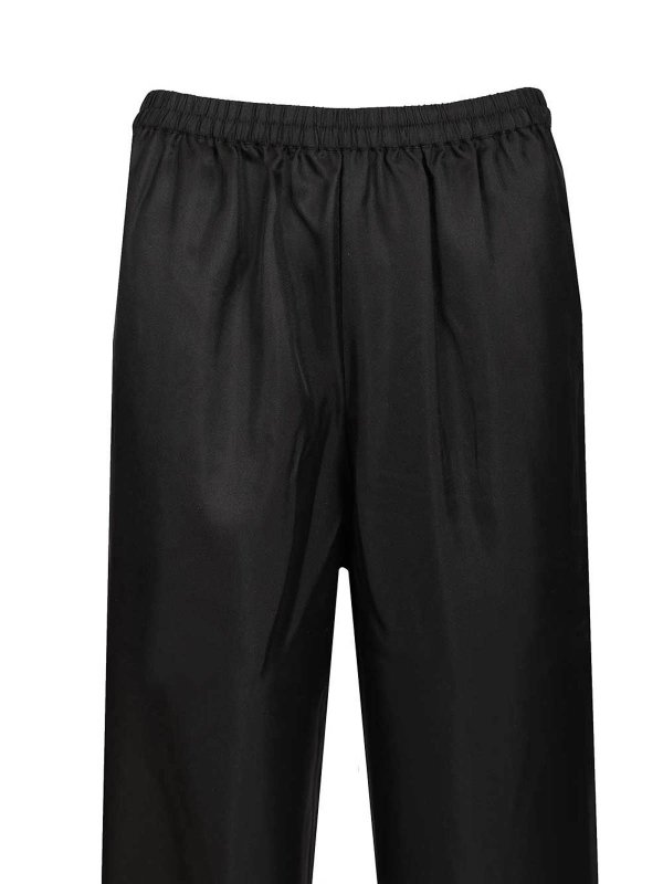 カジュアルパンツ - 黒 shop online: LOULOU STUDIO