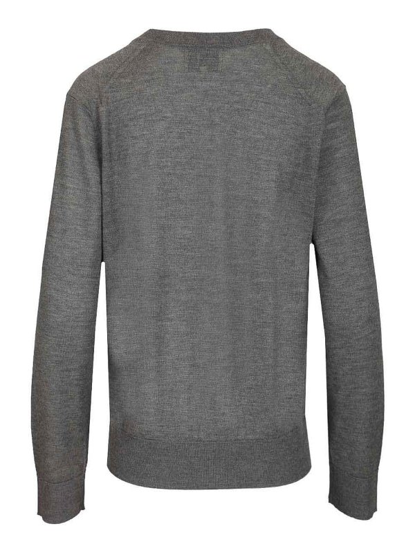 LOULOU STUDIO: クルーネック online - クルーネック - グレー