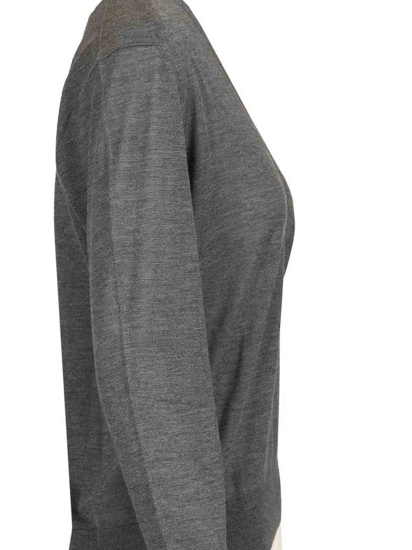 The Best Shops LOULOU STUDIO: クルーネック - クルーネック - グレー