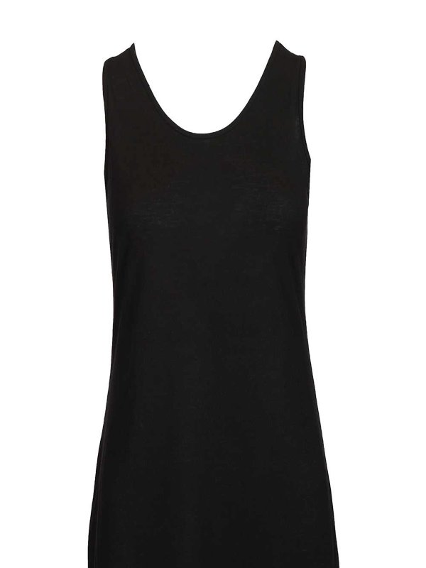 膝丈ドレス - 黒 shop online: LOULOU STUDIO