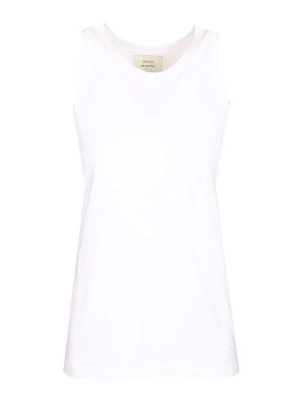 LOULOU STUDIO: トップス＆タンクトップ - トップ/タンクトップ - 白