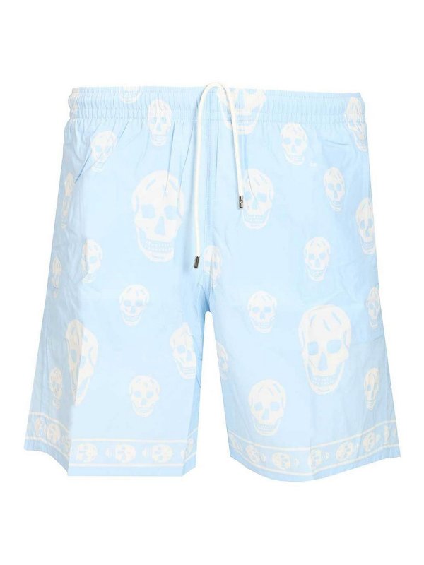 ALEXANDER MCQUEEN: Badeanzüge und Badehosen - Badehose - Hellblau