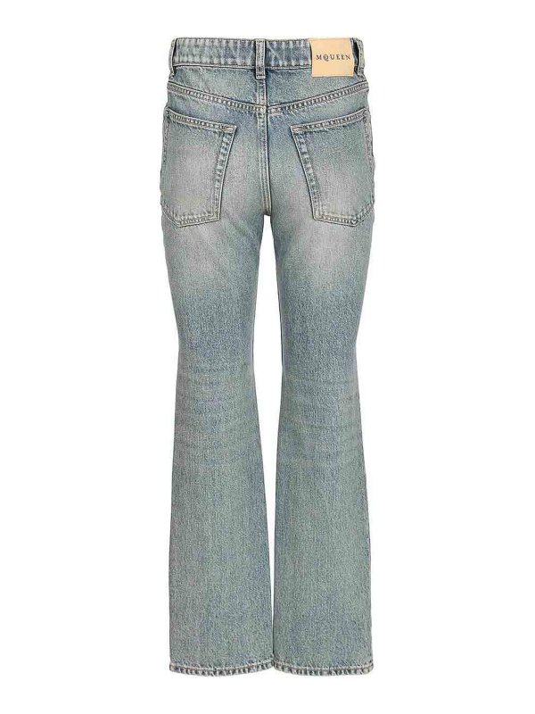 ALEXANDER MCQUEEN: Jeans Rectos online - Vaqueros Rectos - Azul