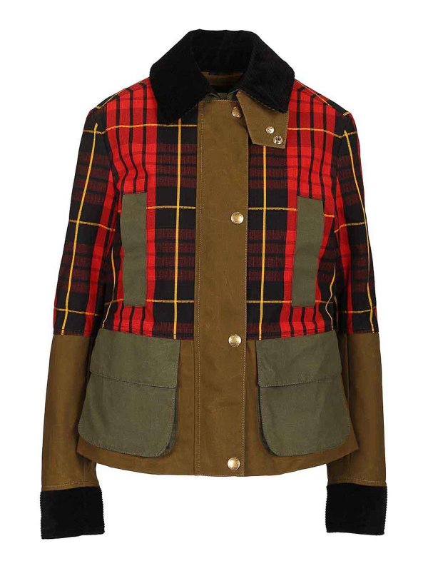 ALEXANDER MCQUEEN: カジュアルジャケット - フレアジーンズ - マルチカラー