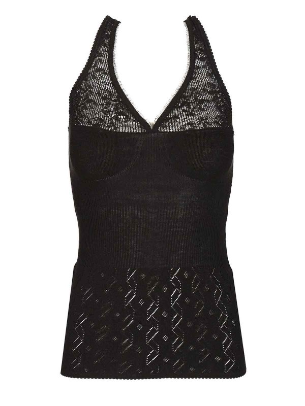 カーディガン - 黒 shop online: CHLOE