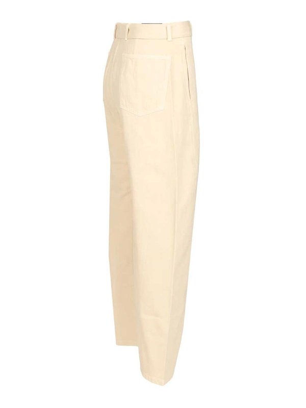 The Best Shops LEMAIRE: カジュアルトラウザー - カジュアルパンツ - 白