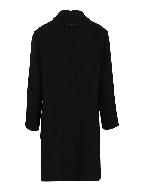 MM6 MAISON MARGIELA: shirts online - Single-Breasted Wool Coat