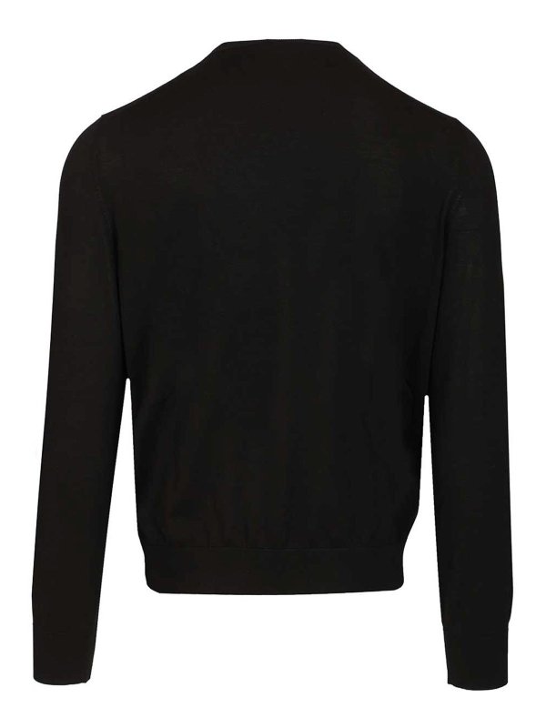 TOM FORD: Strickpullover mit Rundhalsausschnitt online - Rundhalspullover - Schwarz