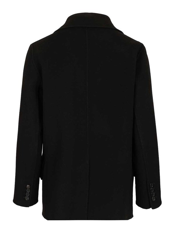 S MAX MARA: casual jackets online - Double-Breasted Wool Jacket