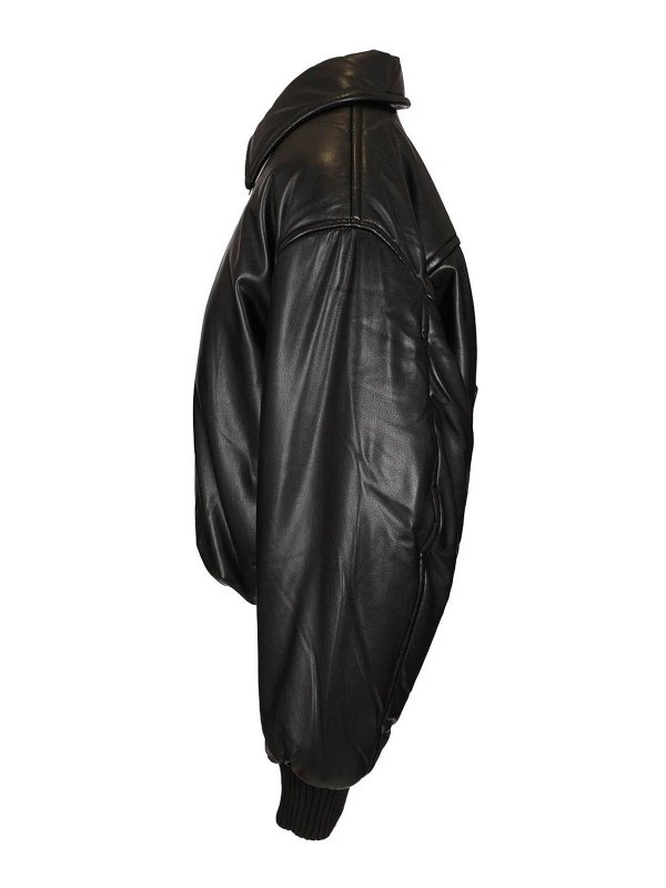 The Best Shops Acne Studios: bombers - Bomber Jacket Crafted From Faux Leather