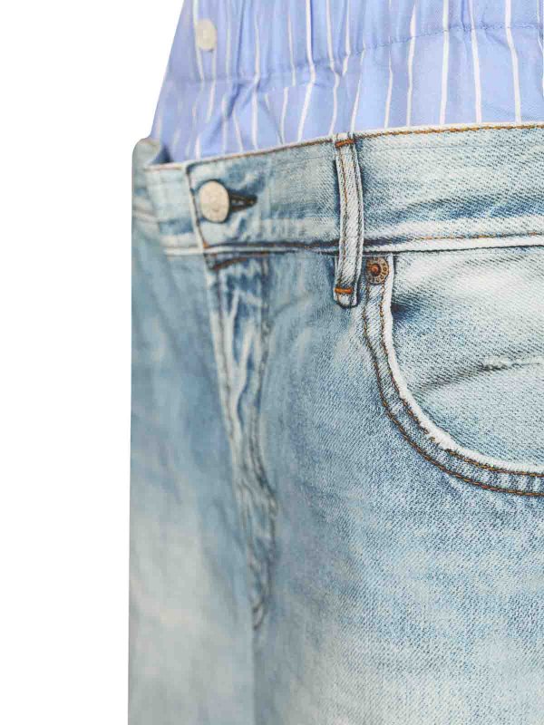 Acne Studios buy online Trompe-Loeil Print Trousers