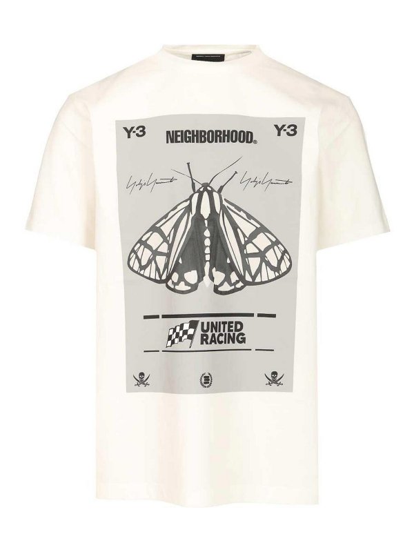 Y-3: Camisetas - Camiseta - Blanco