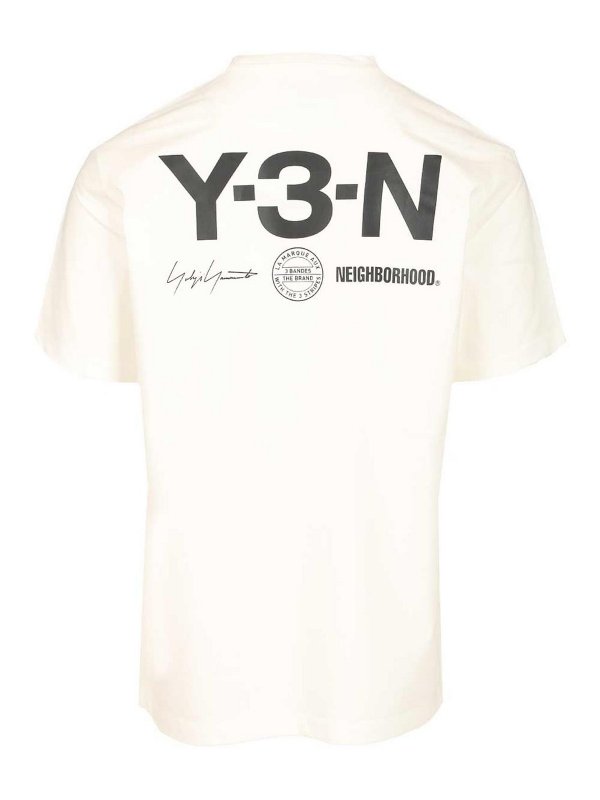 Y-3: Camisetas online - Camiseta - Blanco