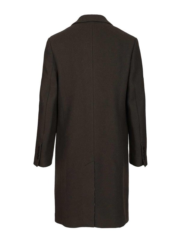 AMI PARIS: knee length coats online - Wool Coat