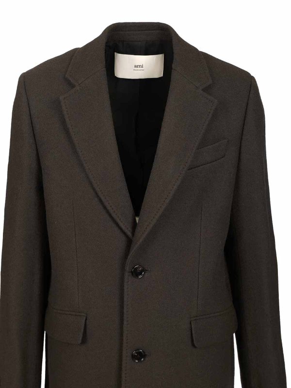 Wool Coat shop online: AMI PARIS
