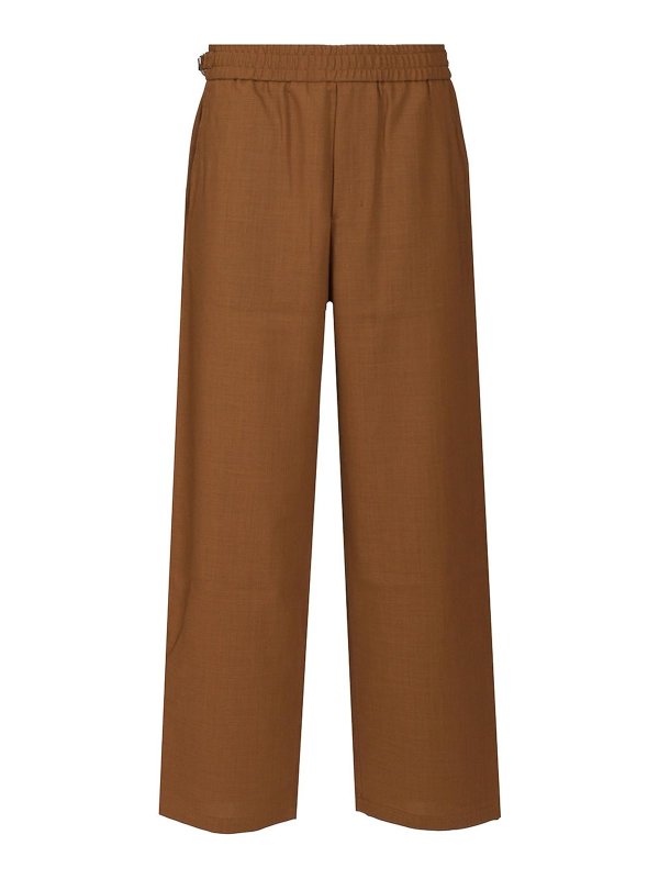 AMI PARIS: カジュアルトラウザー - カジュアルパンツ - ブラウン