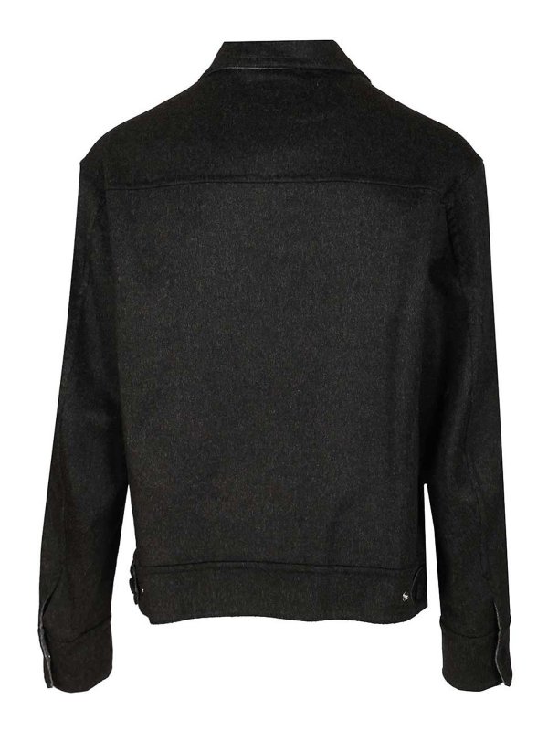 AMI PARIS: casual jackets online - Wool Trucker Jacket