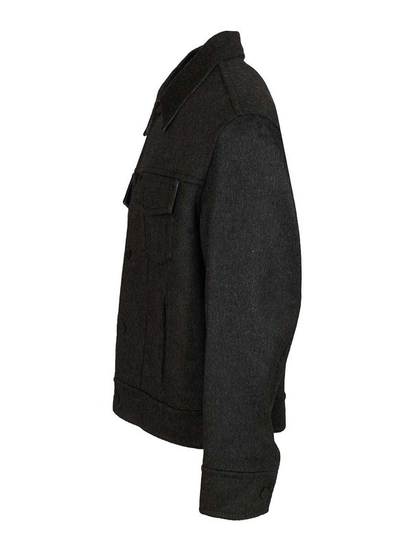 The Best Shops AMI PARIS: casual jackets - Wool Trucker Jacket