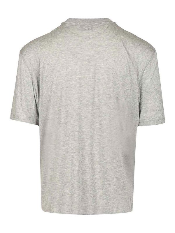 AMI PARIS: Camisetas online - Camiseta - Gris