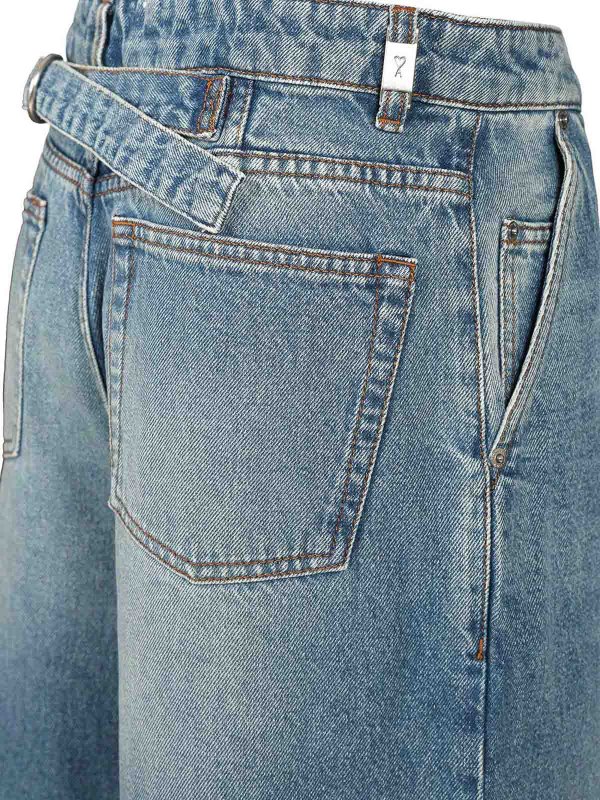 Vaqueros Rectos - Azul shop online: AMI PARIS