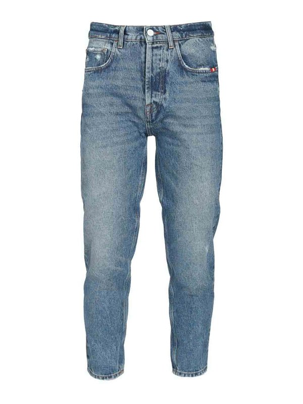 AMISH: Jeans Rectos - Vaqueros Rectos - Azul Claro