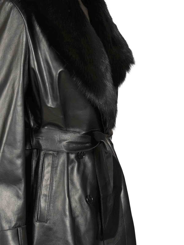 ARMA buy online Ledermantel - Schwarz