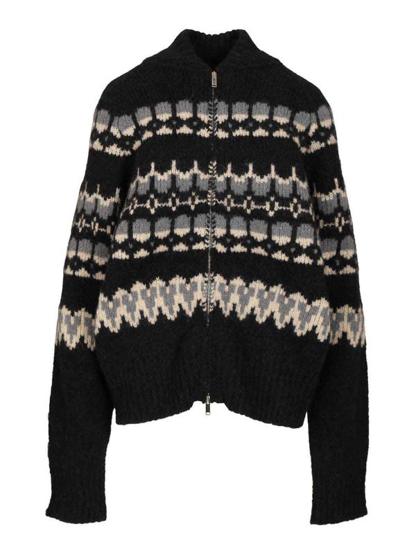 BARENA VENEZIA: カーディガン - カーディガン - 黒