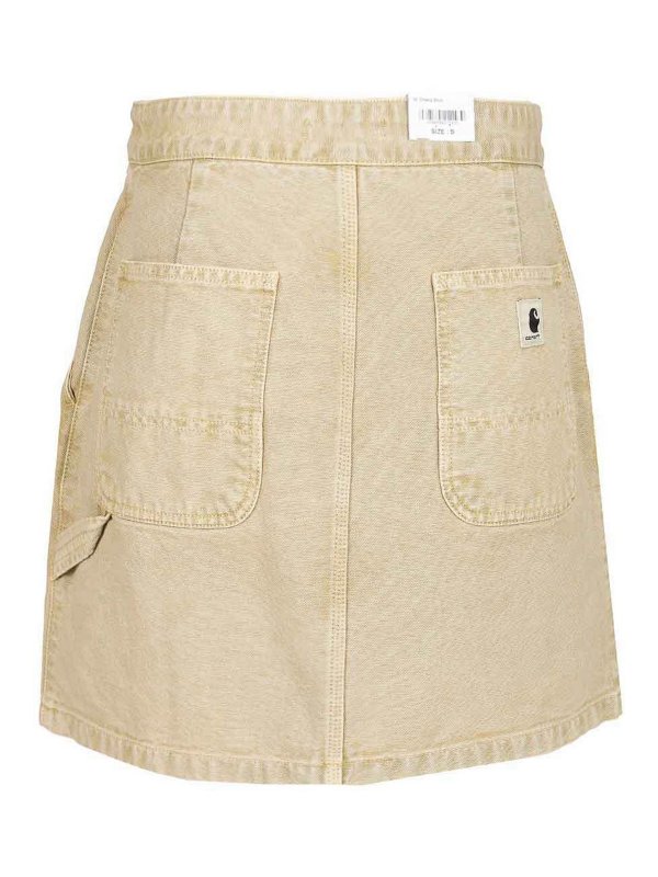 CARHARTT: ニーレングススカート＆ミディ丈 online - 膝丈/ミディスカート - ベージュ