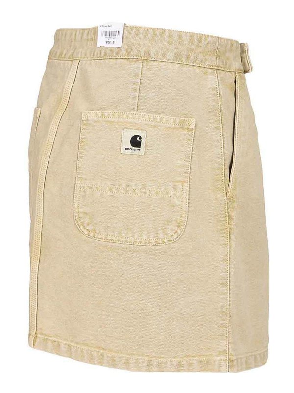 The Best Shops CARHARTT: ニーレングススカート＆ミディ丈 - 膝丈/ミディスカート - ベージュ