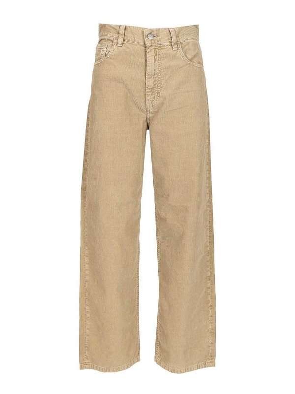 CARHARTT: カジュアルトラウザー - カジュアルパンツ - ベージュ