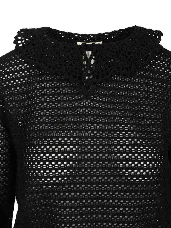 Rundhalspullover - Schwarz shop online: CHLOE