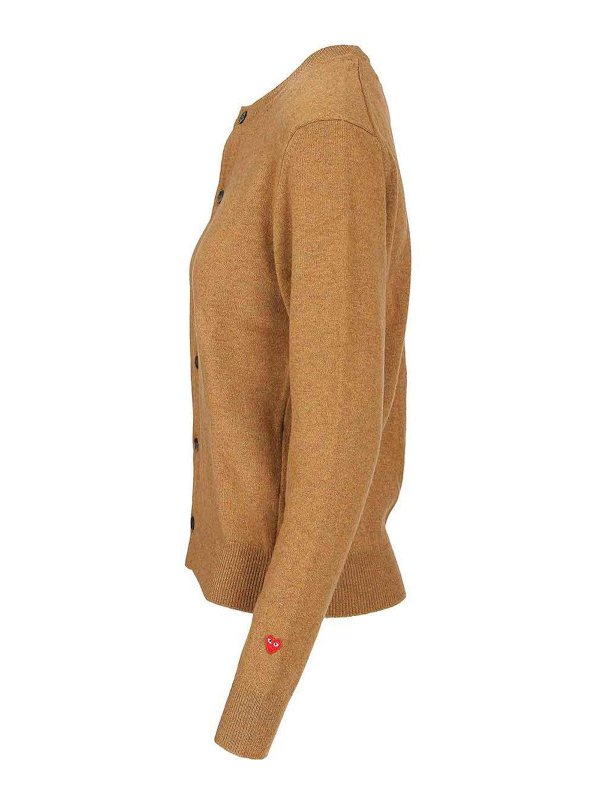 The Best Shops Comme des Garçons Play: カーディガン - カーディガン - ベージュ