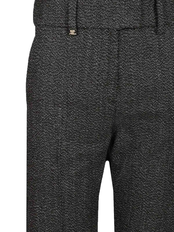 カジュアルパンツ - 黒 shop online: Courreges