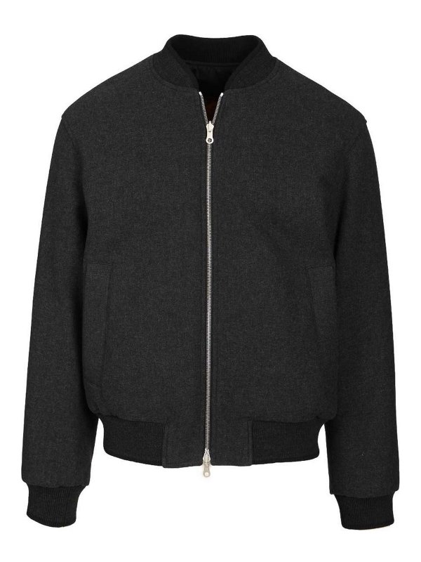 DRIES VAN NOTEN: ボンバージャケット - ボンバージャケット - グレー