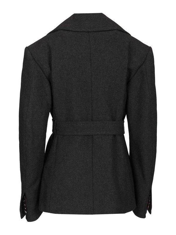 DRIES VAN NOTEN: short coats online - Short Coat In Cotton Blend