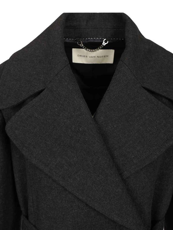 DRIES VAN NOTEN buy online Short Coat In Cotton Blend