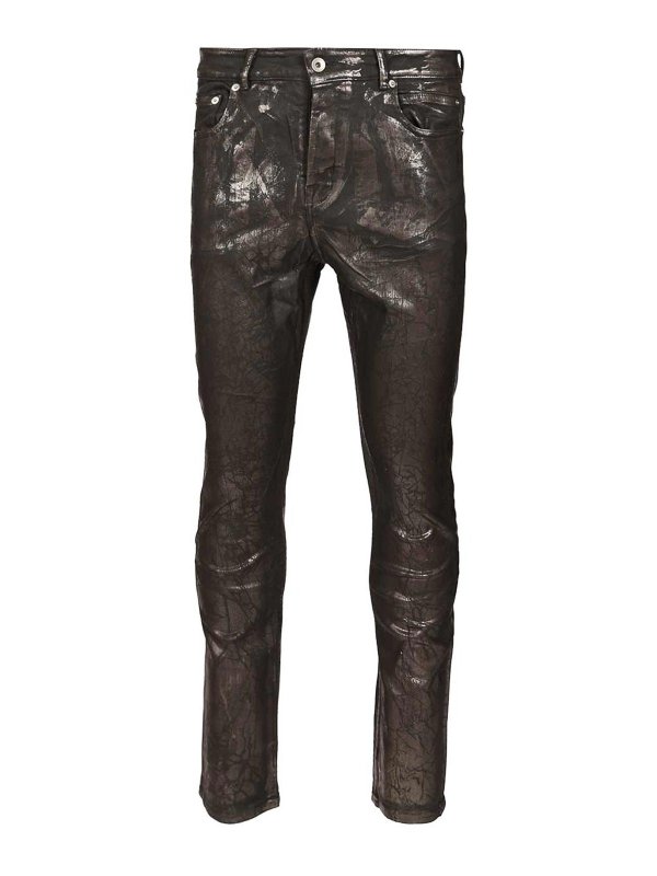 DRKSHDW: ストレートジーンズ - ストレートジーンズ - 黒