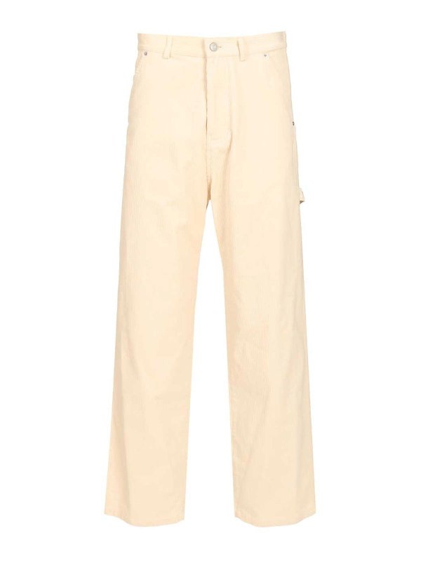 DRÔLE DE MONSIEUR: カジュアルトラウザー - カジュアルパンツ - ベージュ