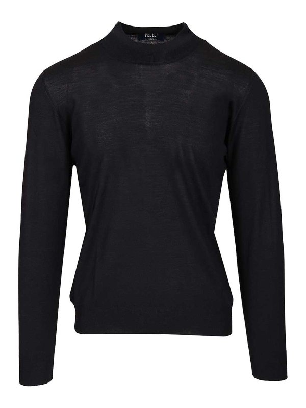 FEDELI: crew necks - Virgin Wool Sweater