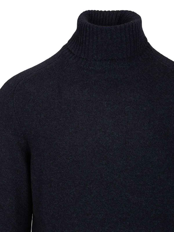 Pull Col Rond - Bleu shop online: FEDELI