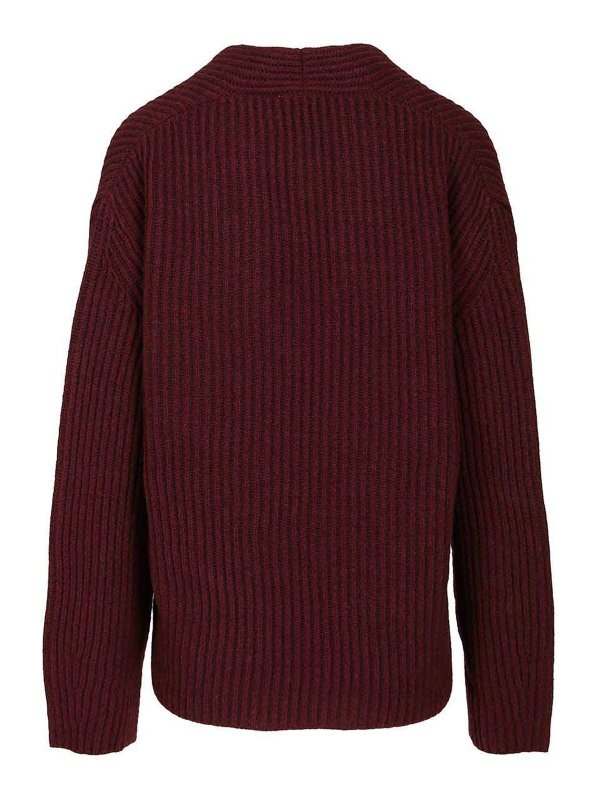 FORTE FORTE: クルーネック online - クルーネック - ダークレッド